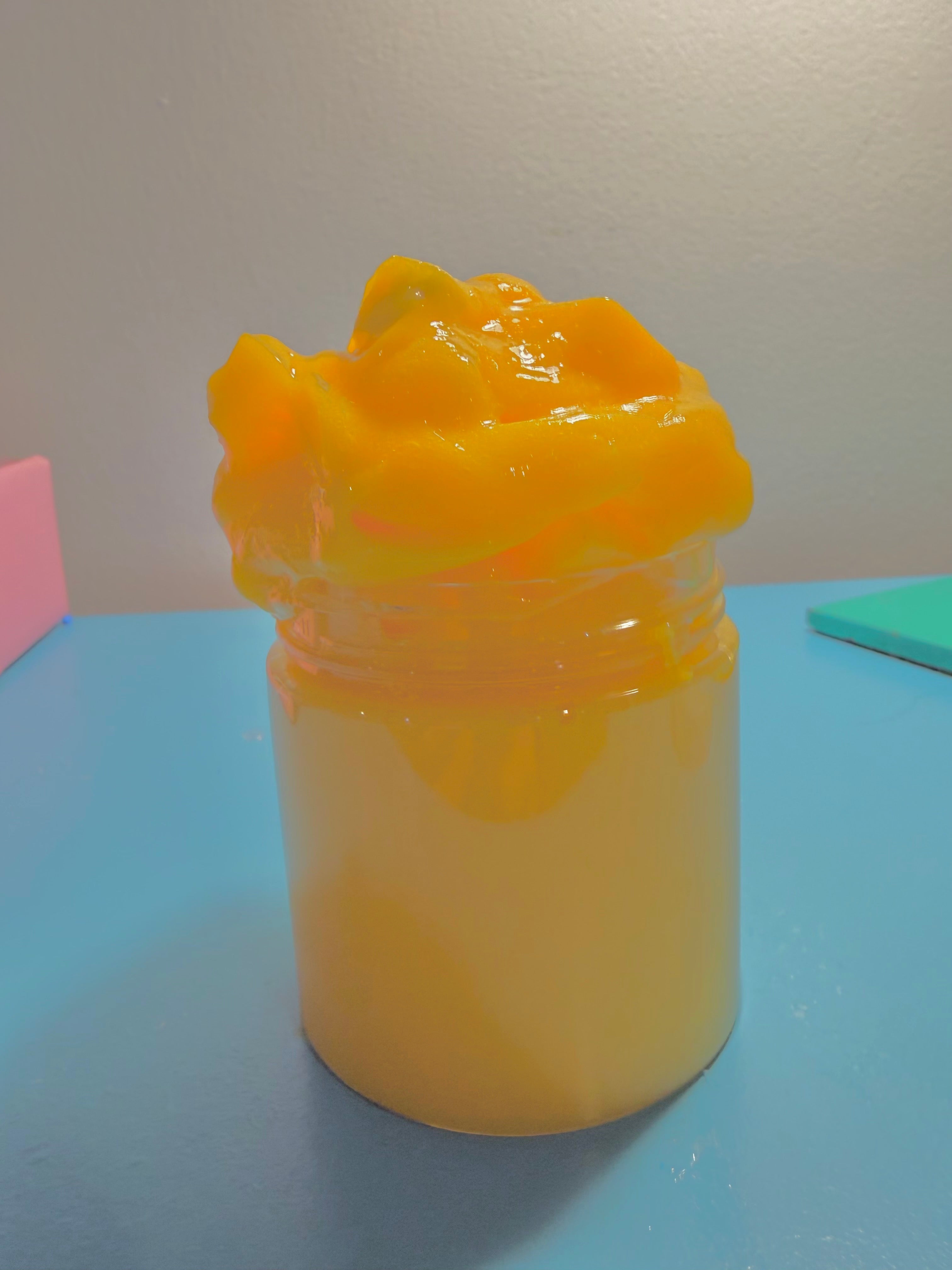Tslime mango cubes slime